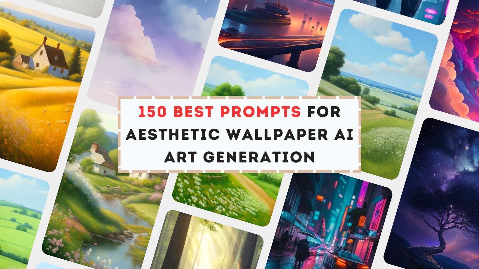 150 Best Midjourney Prompts for Aesthetic Wallpaper AI Art Generation