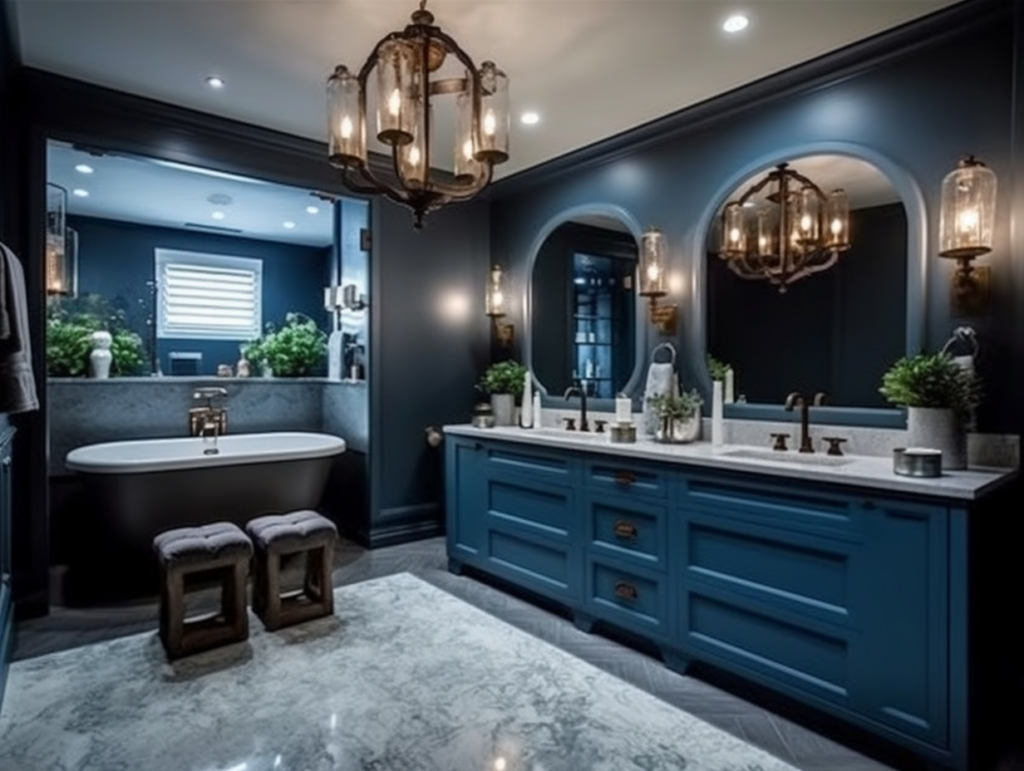 20 Blue Vanity Bathroom Ideas