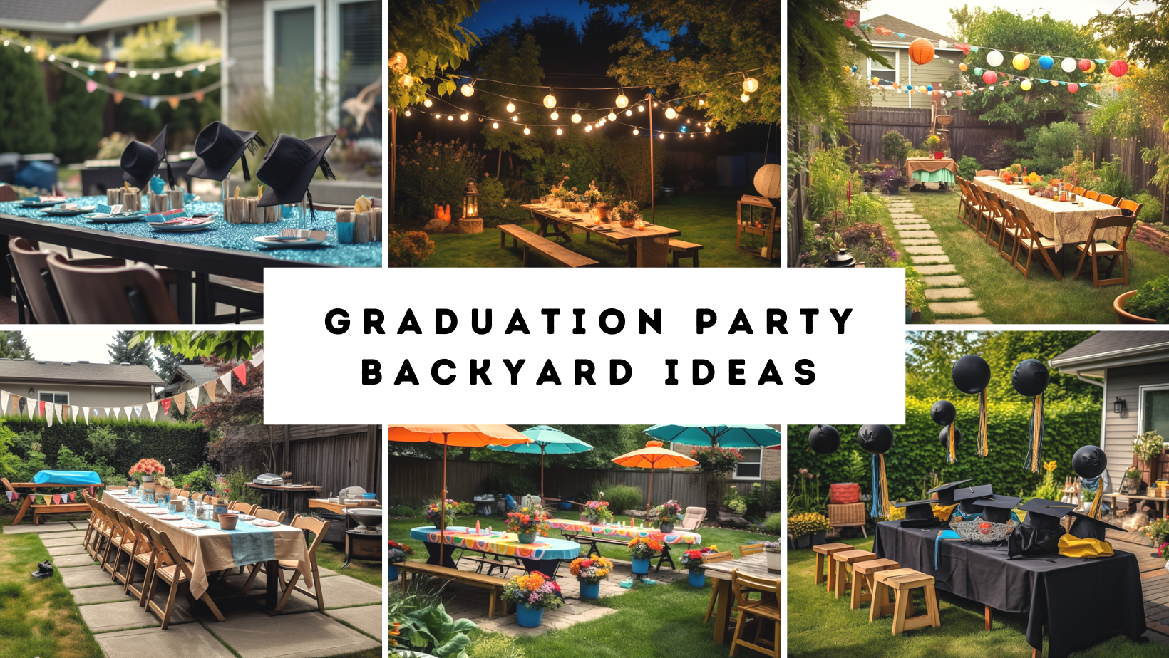 20 Graduation Party Backyard Ideas : Must-Try Ideas