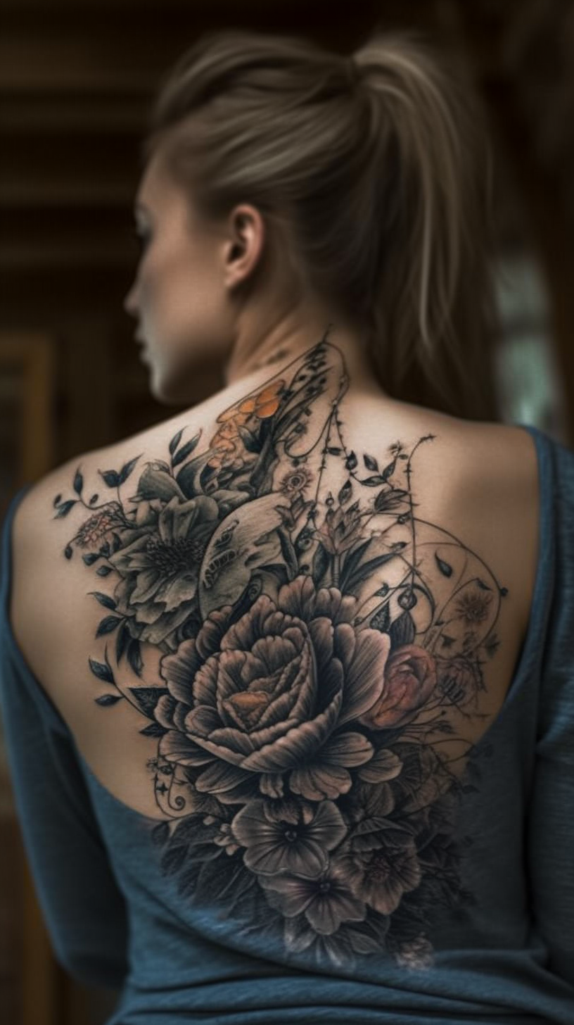 30 Mesmerizing Unique Back Tattoos Ideas for Women