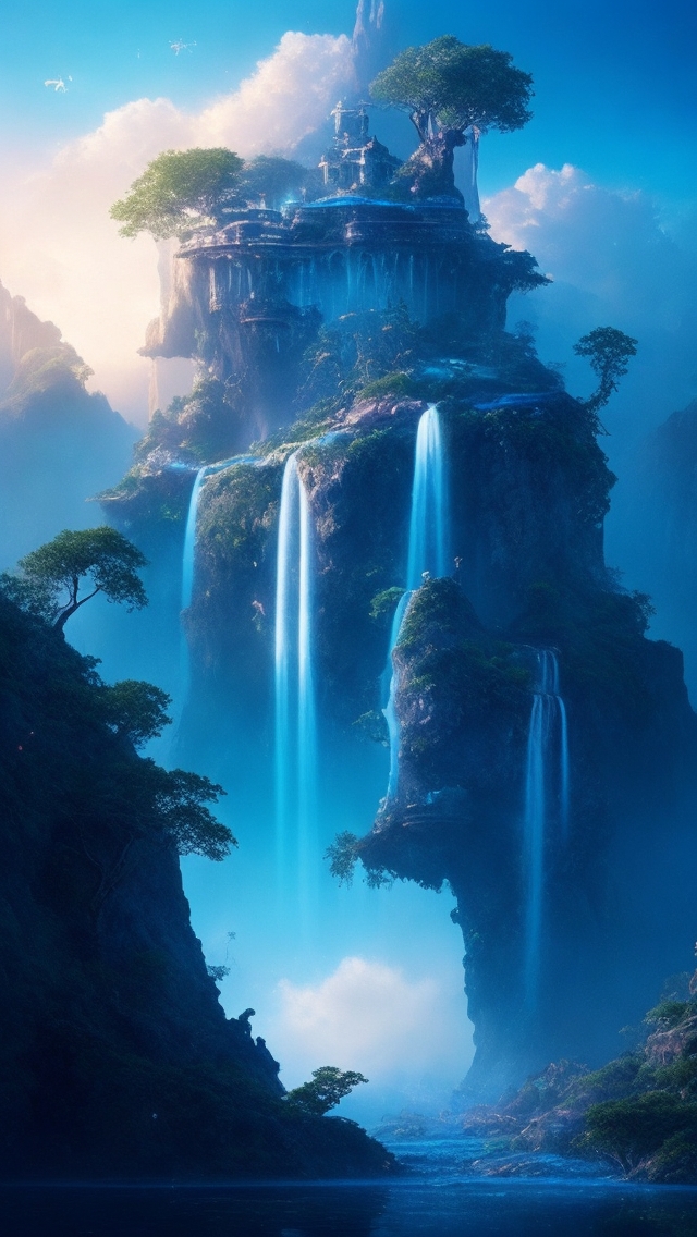 AI-Generated Fantasy Landscapes Wallpapers