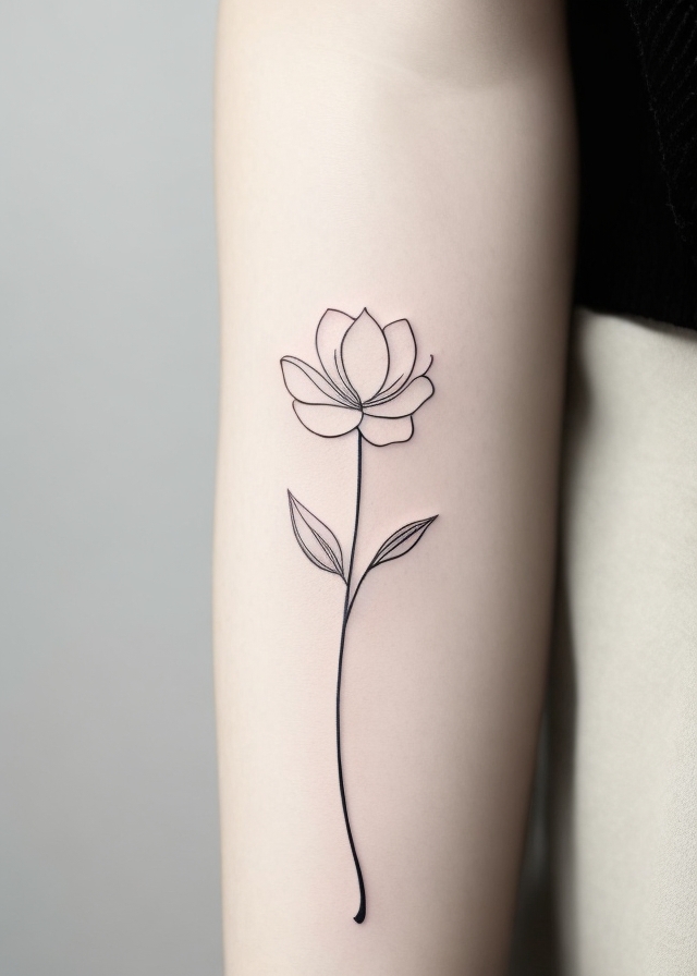 Minimalist Flower Tattoos: Why Celebrities Can't Get Enough of Them