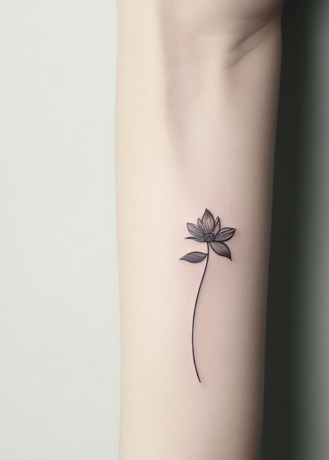 Minimalist Flower Tattoos: Why Celebrities Can't Get Enough of Them