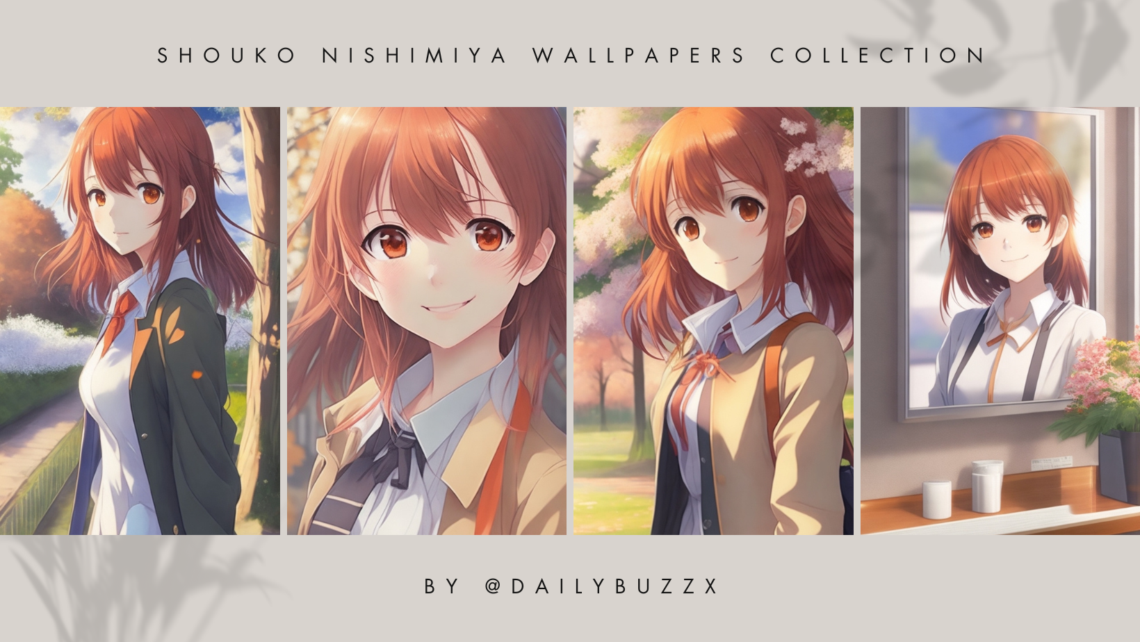 Shouko Nishimiya Wallpapers : Uniquely Crafted Collection