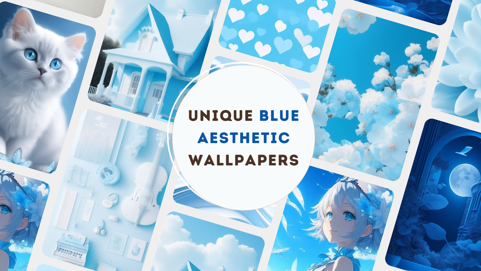 Unique Collection of Blue Aesthetic Wallpapers 2023