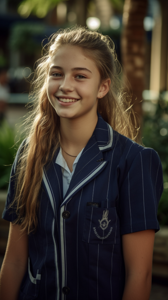 AI-Generated Australia School Girls