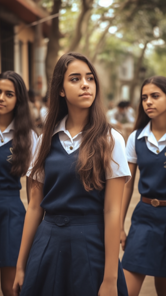 AI-Generated Brazil School Girls