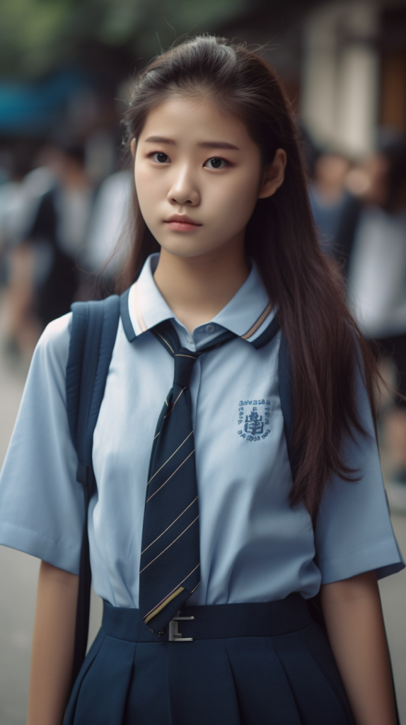 AI-Generated China School Girls 