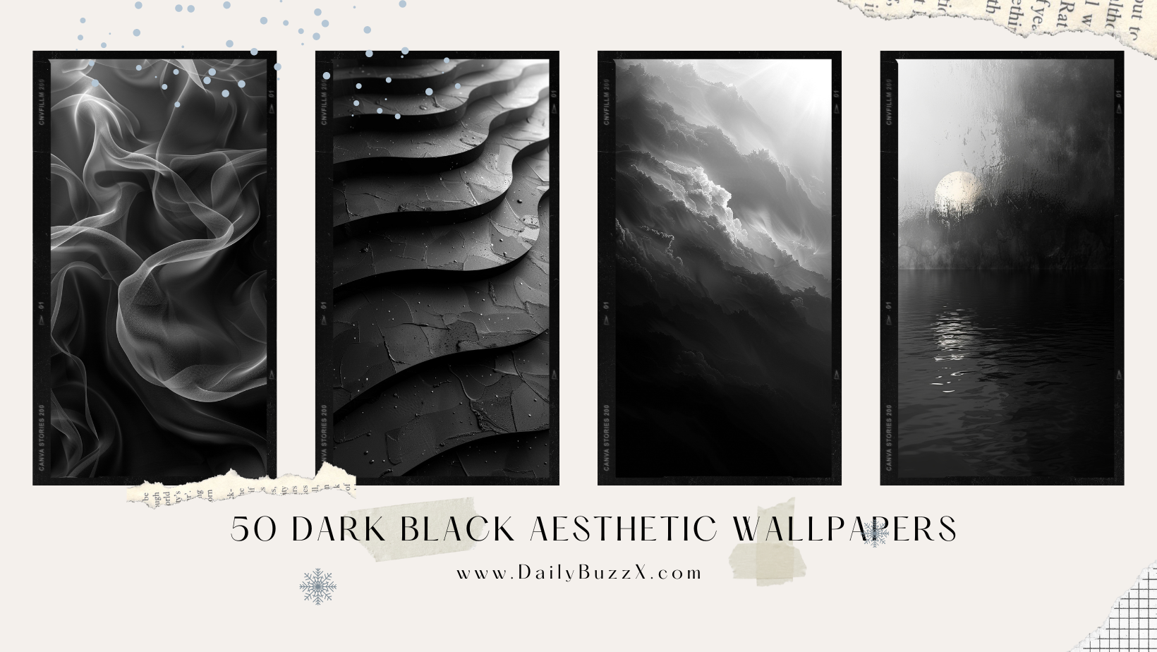A Collection of 50 Unique Dark Black Aesthetic Wallpapers