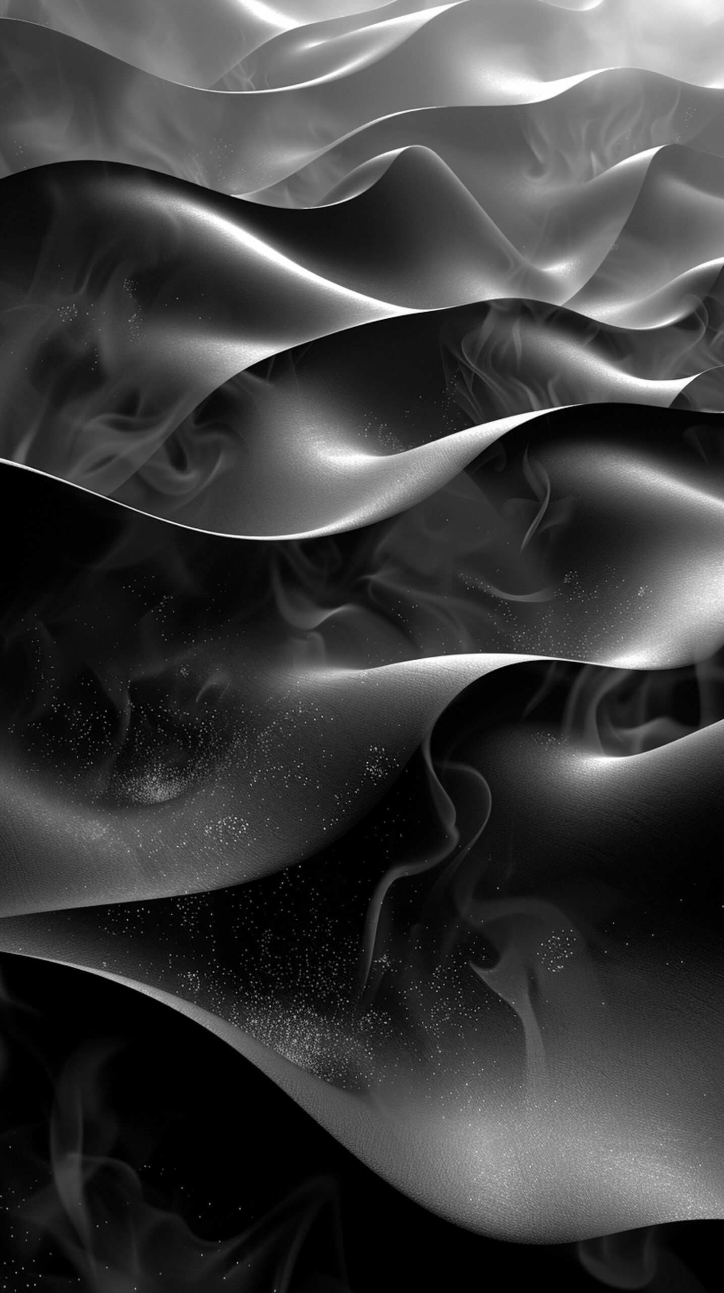 Dark Black Background Abstract Pattern Line Minimalist Aesthetics